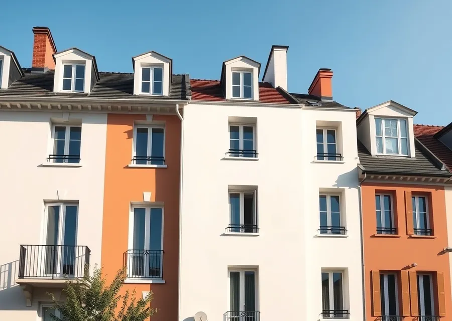 Façade rénovée par un artisan peintre dans les Bouches-du-Rhône